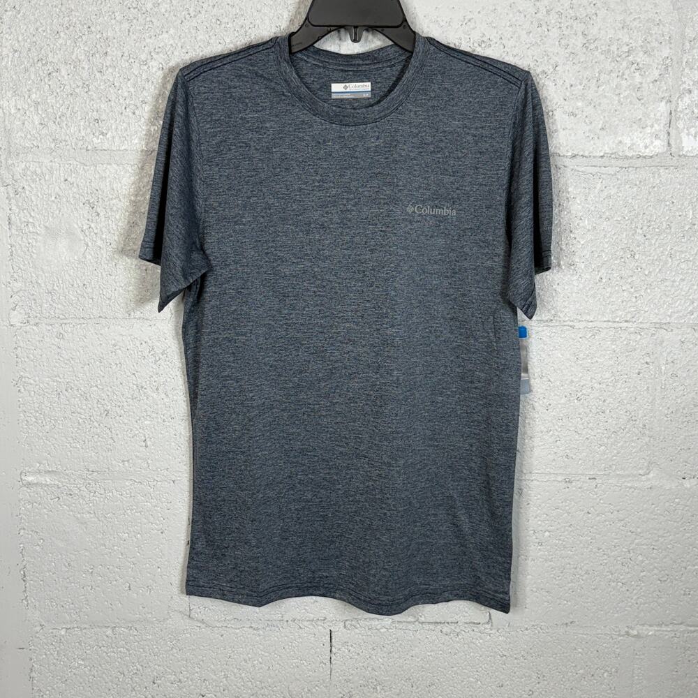 Columbia Men's Hike Moisture-Wicking Crew Neck T-shirt - Collegiate Navy - Picture 1 of 5